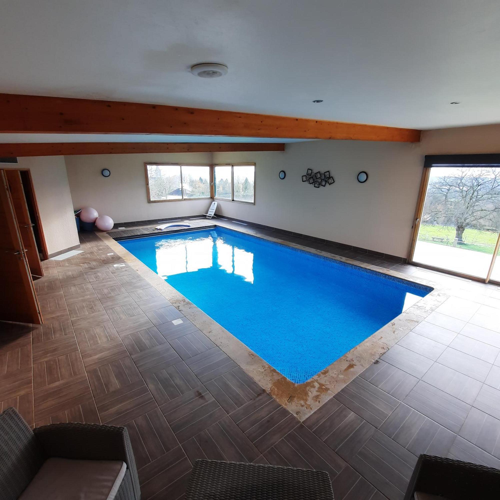 Magnifique Villa Avec Piscine Interieure Saint-Pois Екстериор снимка